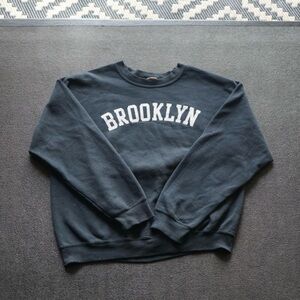 Unisex “Brooklyn” Graphic Streetwear Sweatshirt, Black